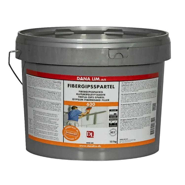 Dana Lim 630 Fibergipsspartel 15 kg - Malprivat.dk