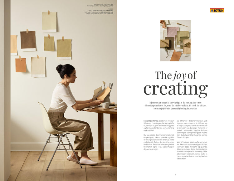 Jotun Lady SOULFUL SPACES - Farvekort - Malprivat.dk