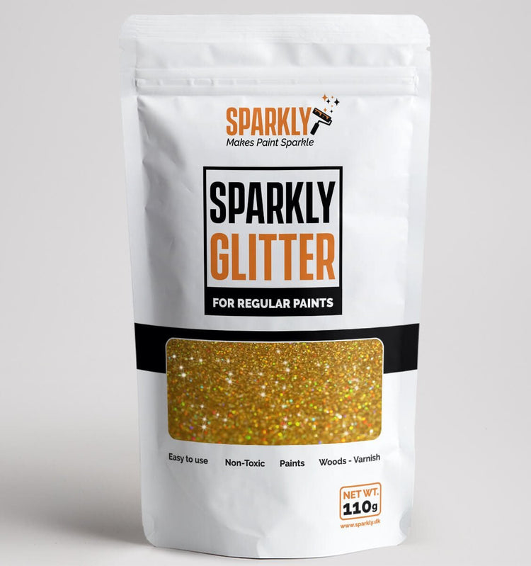 Guld Glitter / Glimmer - Malprivat.dk