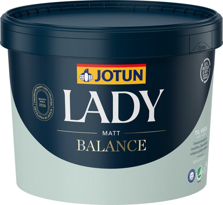 Jotun Lady Balance Loft & Vægmaling Glans 5 - Malprivat.dk