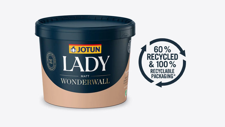 Jotun Lady Wonderwall Vægmaling Glans 5 - Malprivat.dk