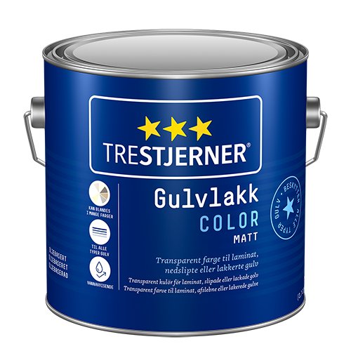 Jotun Trestjerner Gulvlak Color - Malprivat.dk