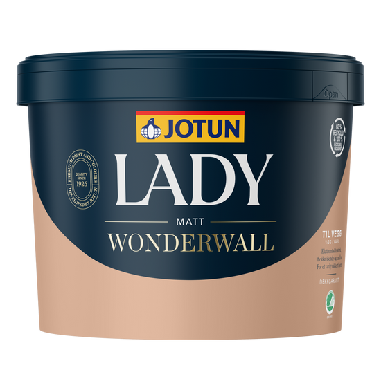 Jotun Lady Wonderwall Glans 5 - ROBUST, VASKBAR Loft & Vægmaling