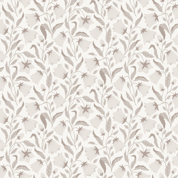 Blåklocka - White & Beige - Malprivat.dk