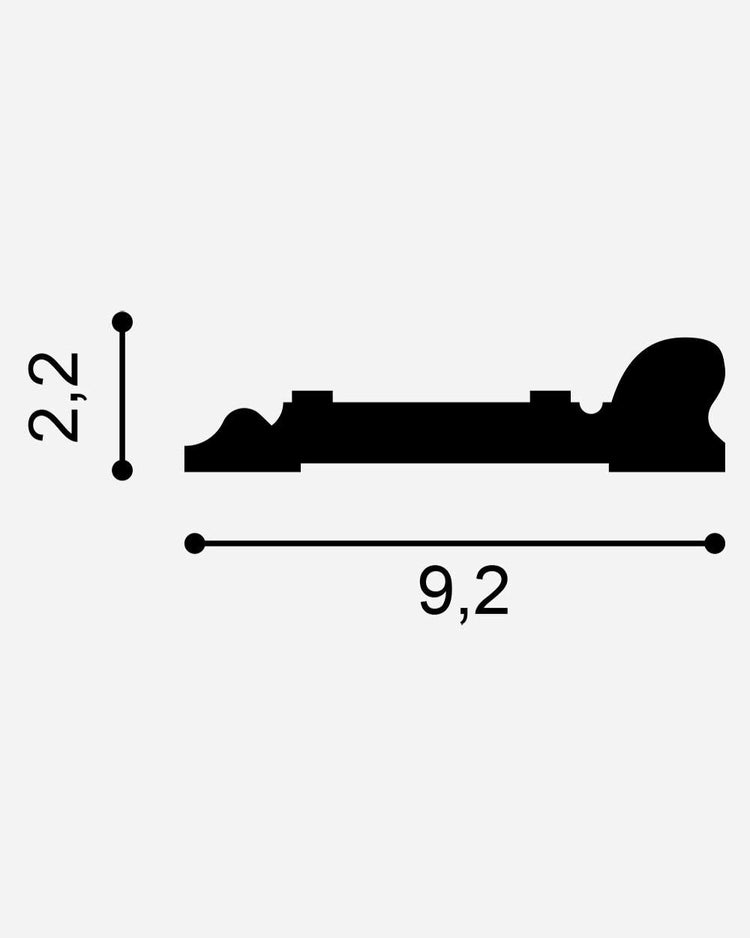 DX119 - 2300 Duropolymer Vægliste - Malprivat.dk
