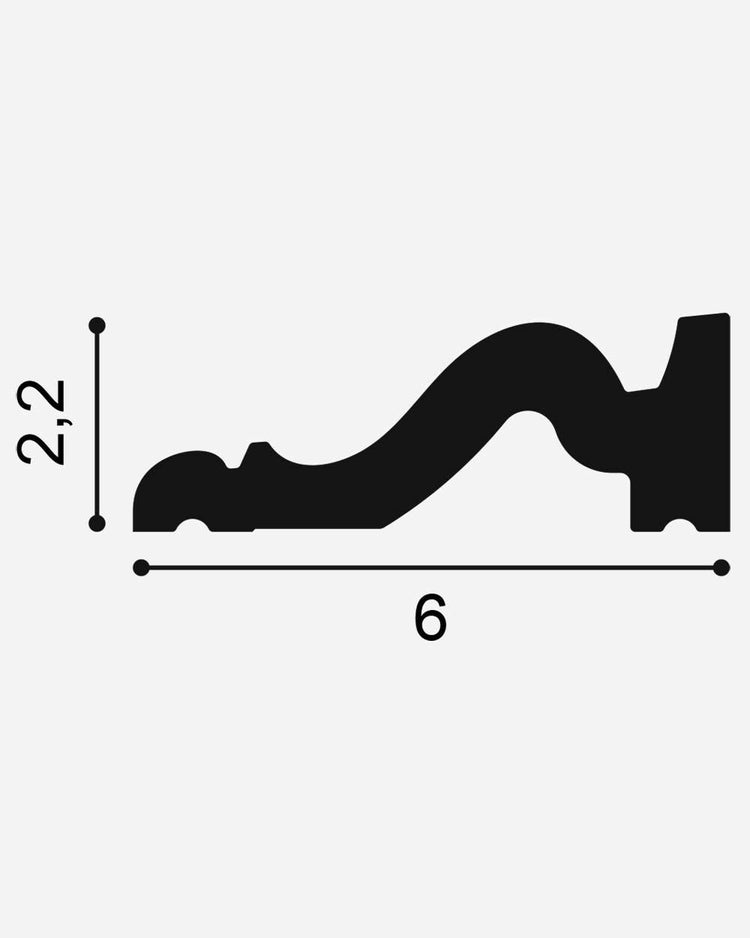 DX174 - 2300 Duropolymer Vægliste - Malprivat.dk