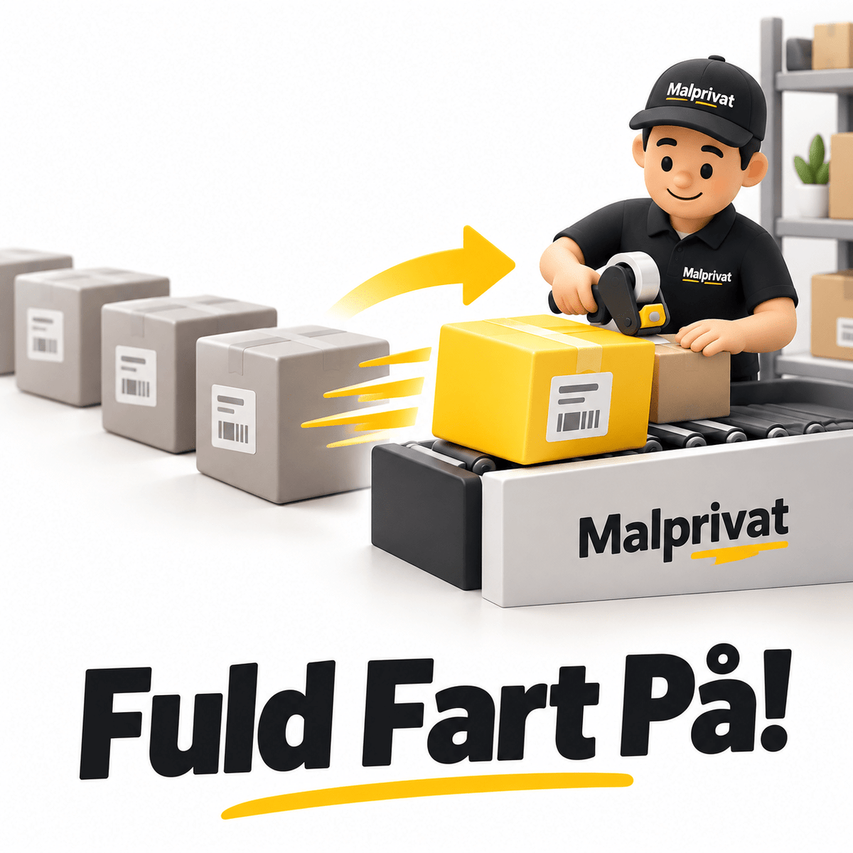 Fuld Fart På! - Kom forrest i køen - Malprivat.dk