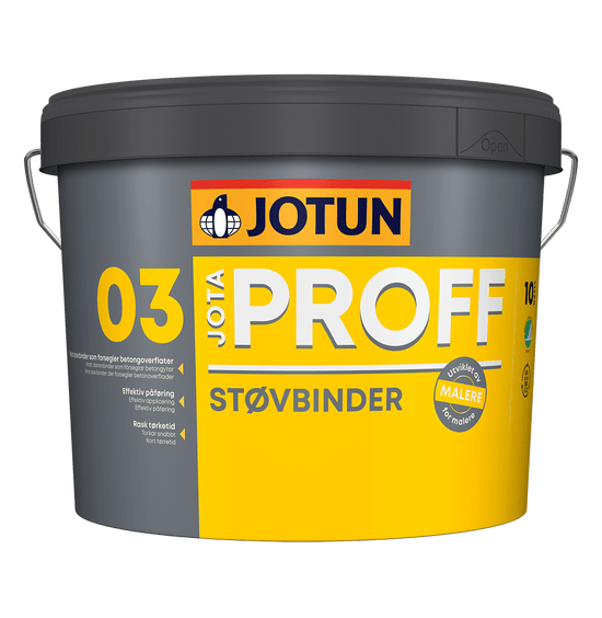 JOTAPROFF STØVBINDER HVID, 9L - Malprivat.dk