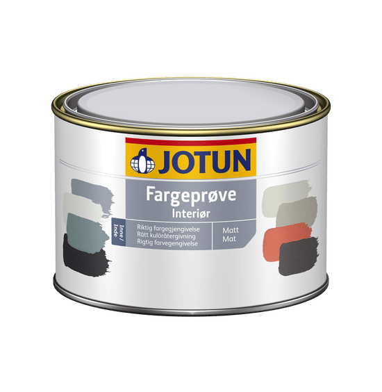 Jotun Farveprøve, Indvendig - Mat 5, 0,45l - Malprivat.dk