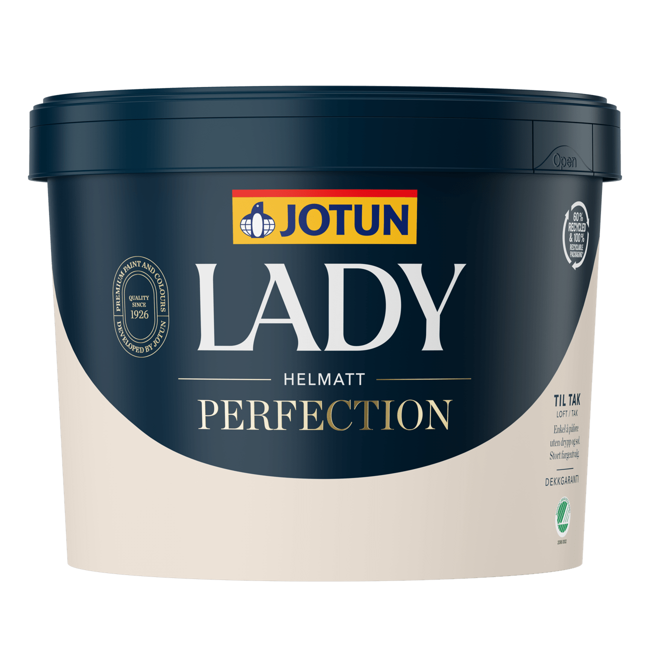 Jotun Lady Perfection Glans 2 - REFLEKSFRI Loftmaling - Malprivat.dk