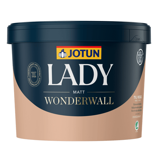 Jotun Lady Wonderwall Glans 5 - ROBUST, VASKBAR Loft & Vægmaling - Malprivat.dk