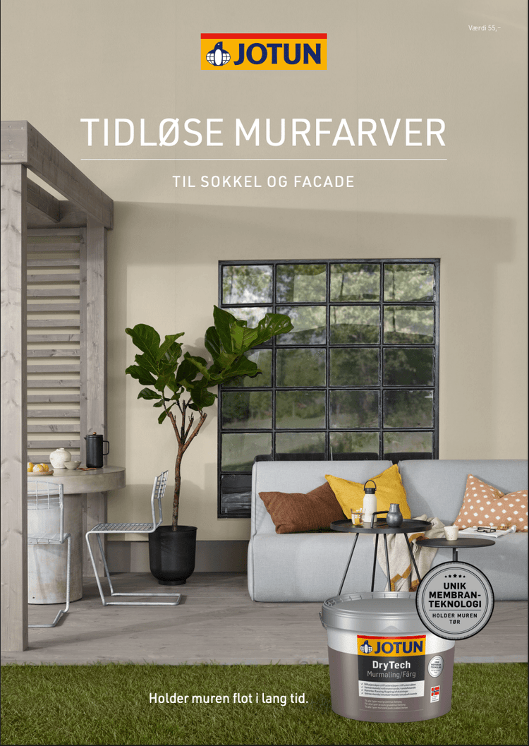 Jotun Tidløse Murfarver - Farvekort - Malprivat.dk