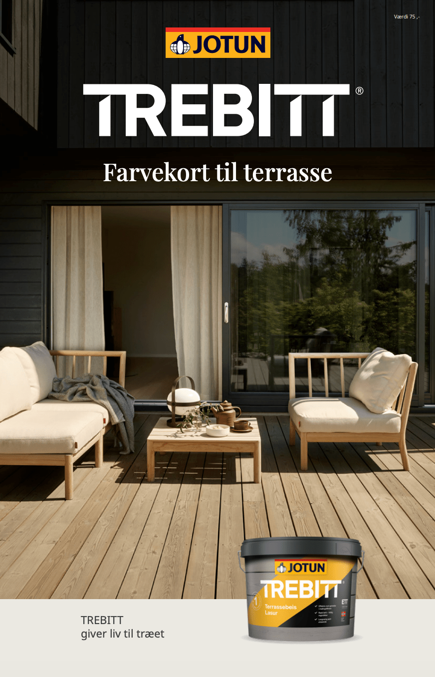 Jotun Trebitt Terrasseolie - Farvekort - Malprivat.dk