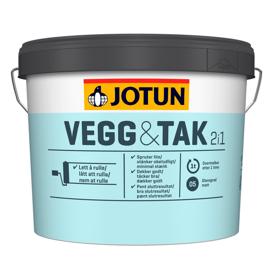 Jotun Væg Og Loft Glans 5 - BUDGETVENLIG - Malprivat.dk