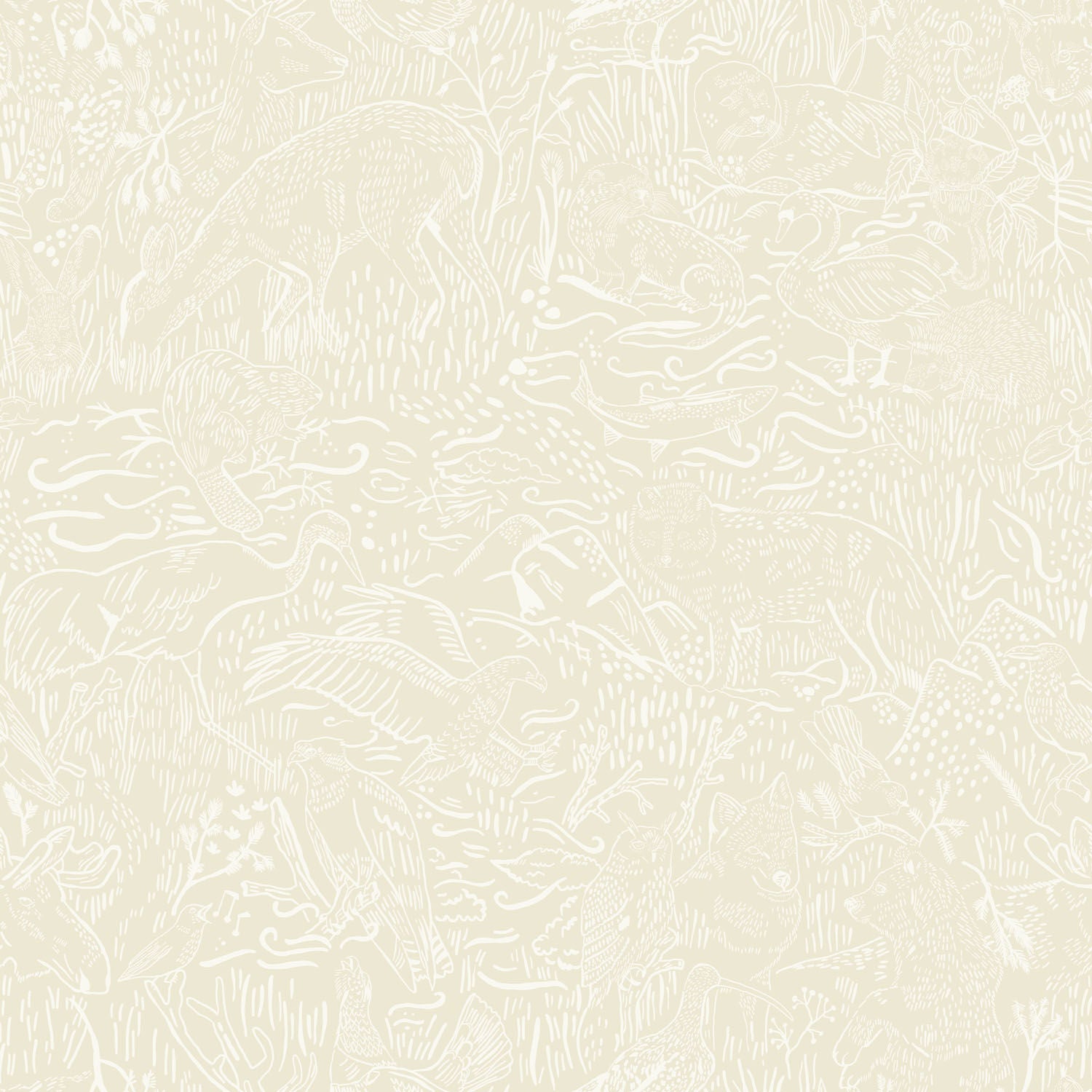 Landskapsdjur - Cream - Malprivat.dk