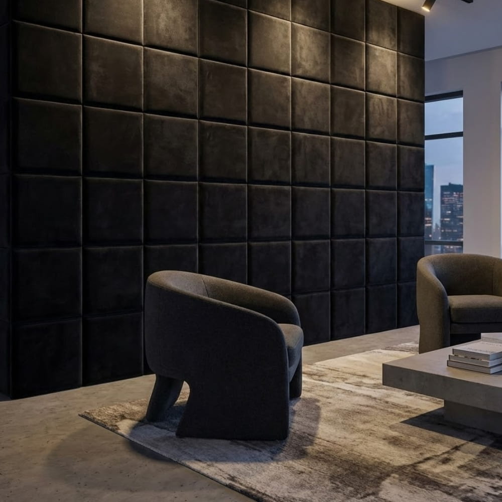 NextGen Akustik Velour Vægpanel - M. Klæb på bagside, flere farver. - Malprivat.dk