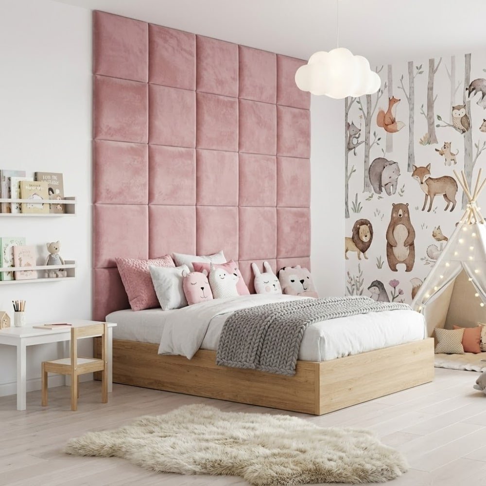 NextGen Akustik Velour Vægpanel - M. Klæb på bagside, flere farver. - Malprivat.dk