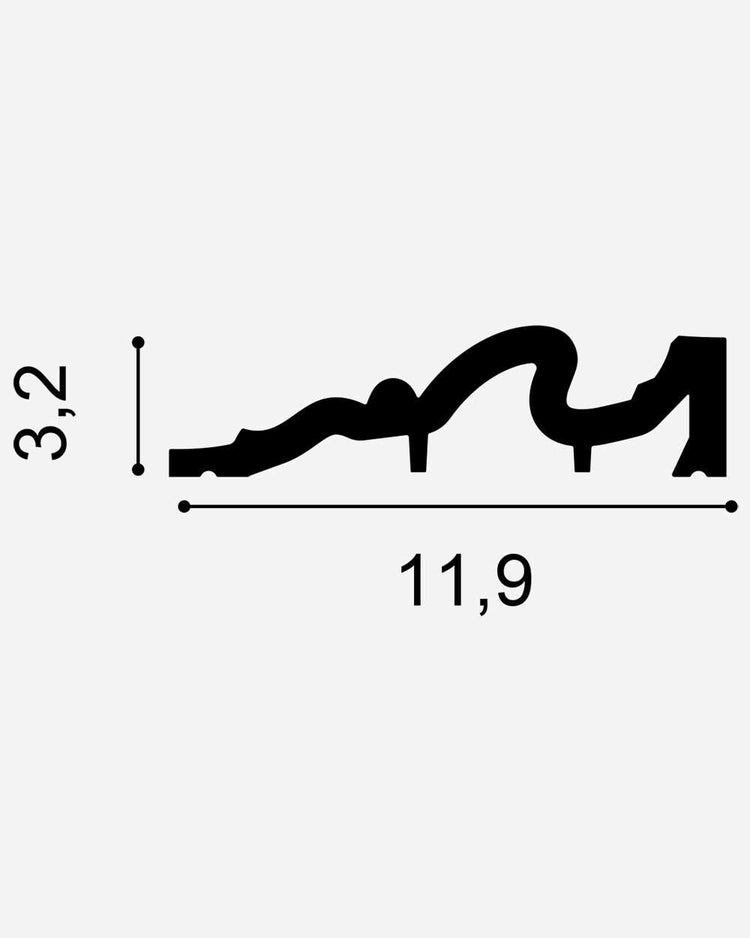 Orac Duropolymer Vægliste DX170 - 2300 - Malprivat.dk