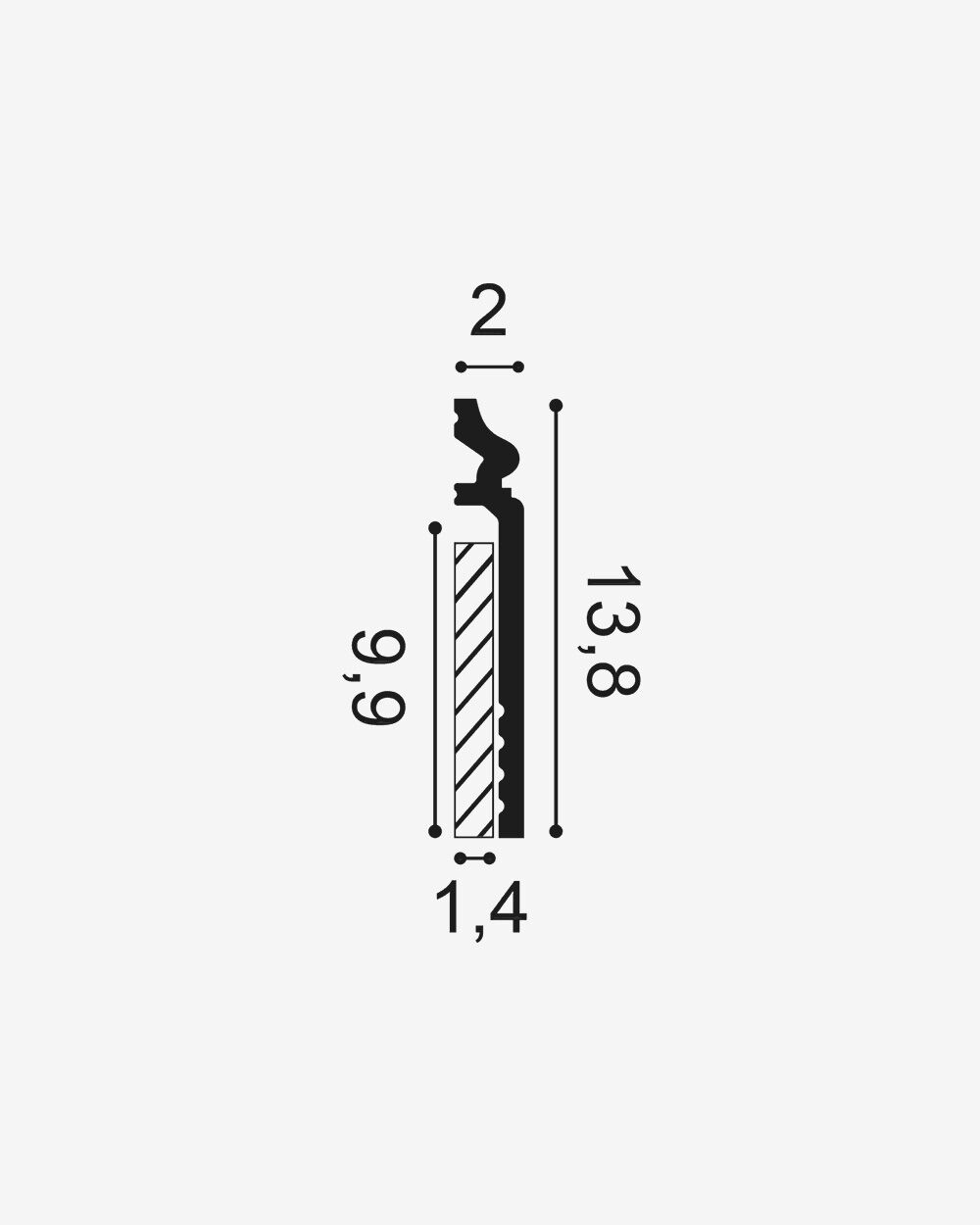 Orac SX186 Duropolymer Fodpanel - Malprivat.dk