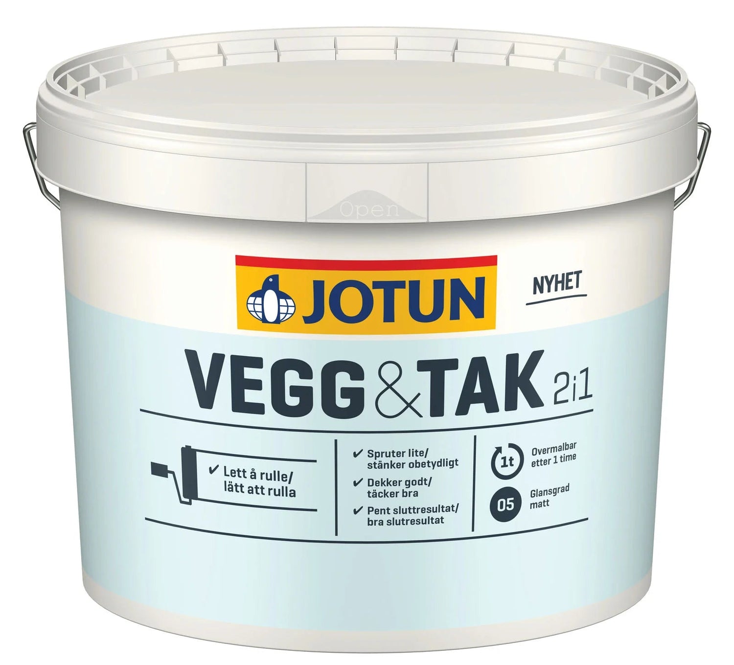 OVERPRODUCERET - Jotun Væg Og Loft 2.7l - 1519, VANILJE (1.stk) - Malprivat.dk