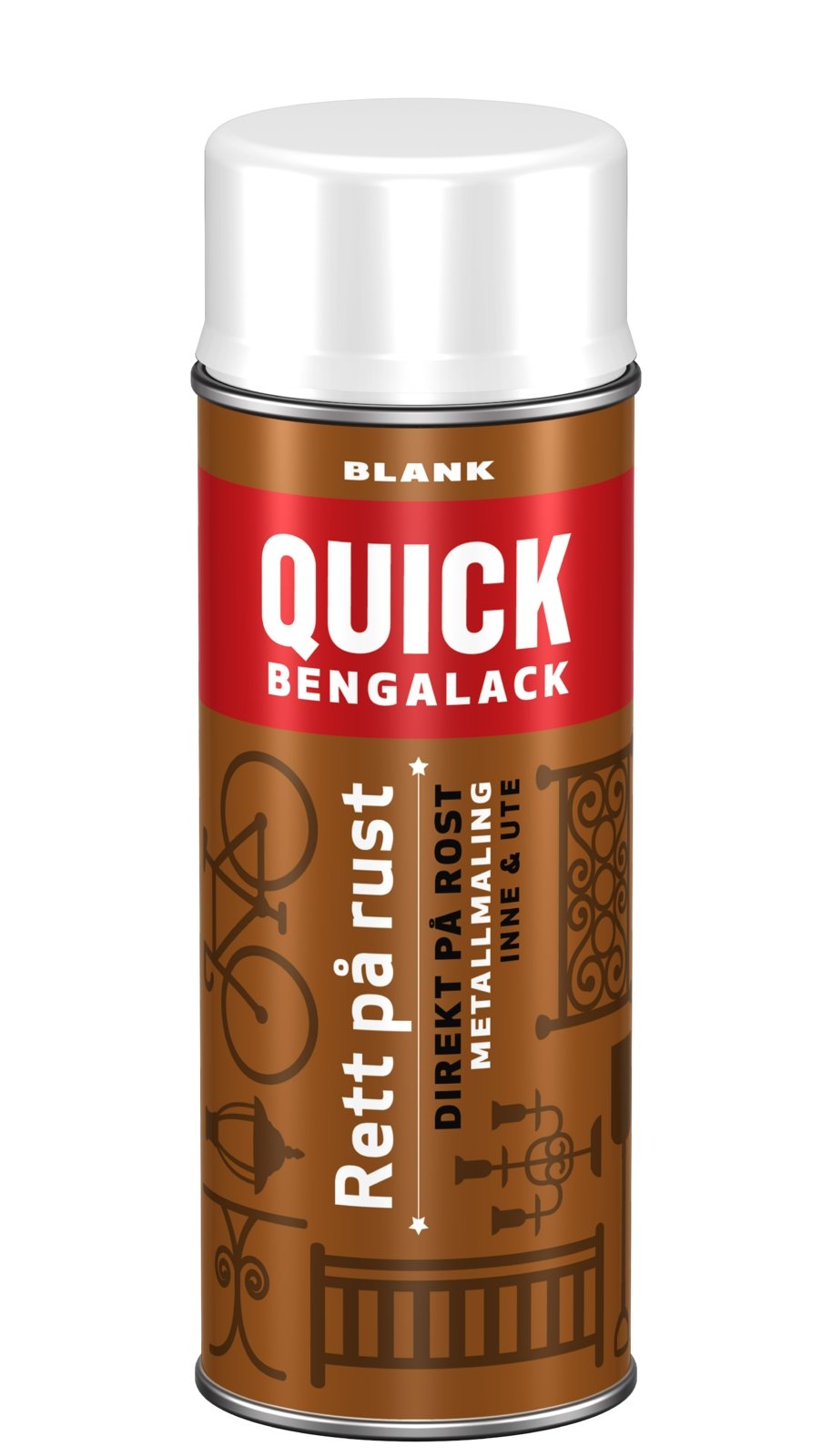Quick Bengalack Direkte På Rust Spray - Malprivat.dk
