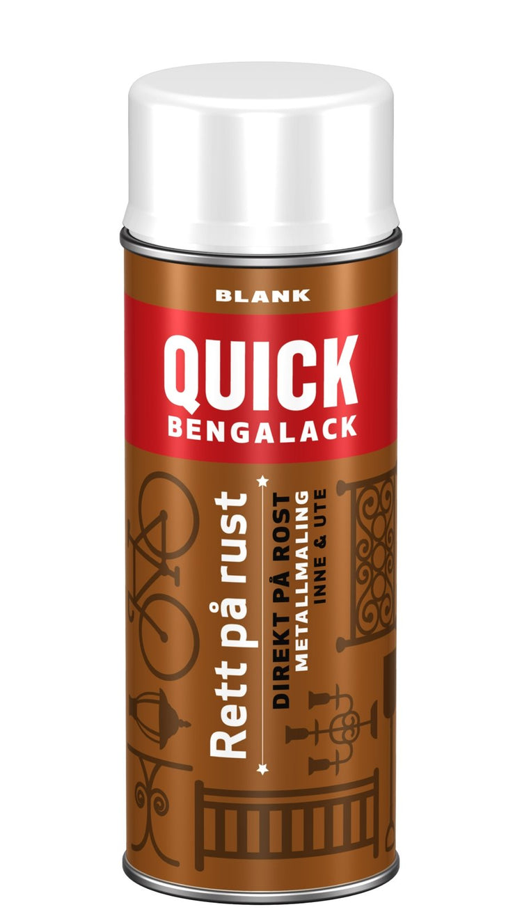 Quick Bengalack Direkte På Rust Spray - Malprivat.dk