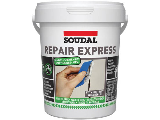 Soudal, Repair Express Letvægtsfiller 900ml - Malprivat.dk