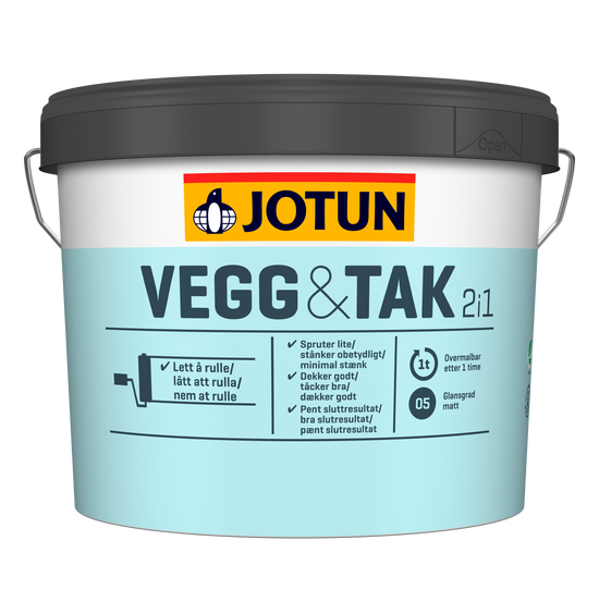 Jotun Væg Og Loft Glans 5 - BUDGETVENLIG