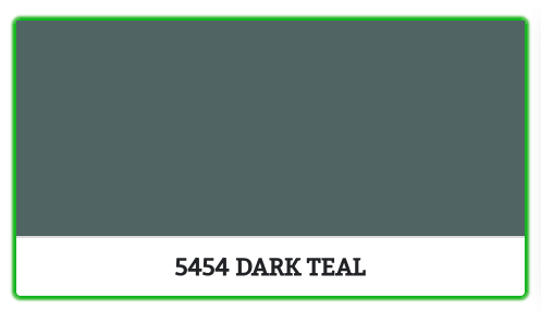 5454 Dark Teal - Jotun Lady Pure Color - Malprivat.dk