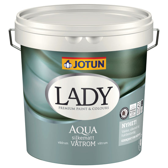 Jotun Lady Aqua Loft & Væg Vådrumsmaling Glans 10 - Malprivat.dk