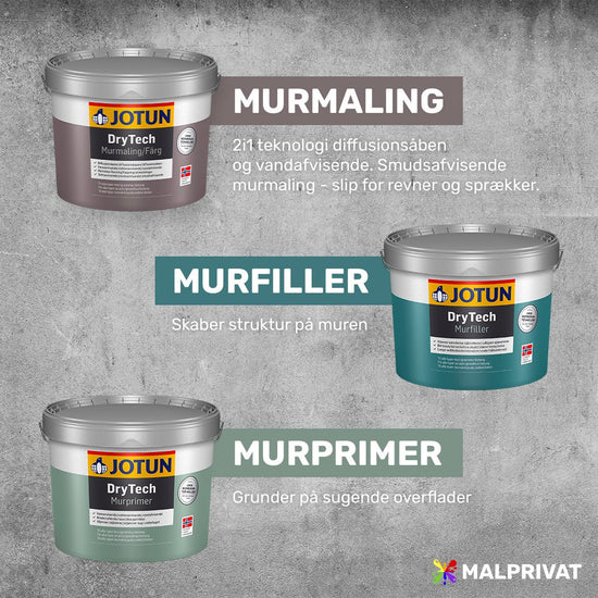 Jotun DryTech Murmaling - Malprivat.dk
