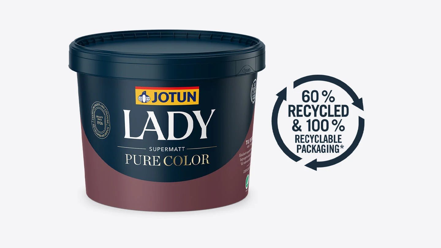 LADY Pure Color – SUPERMAT, Slidstærk og Eksklusiv Vægmaling