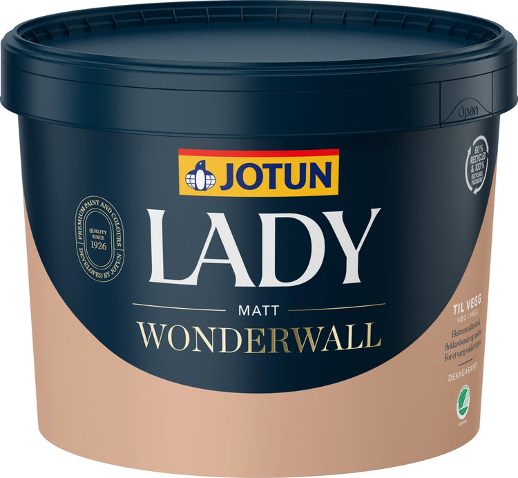 Jotun Lady Wonderwall Vægmaling Glans 5 - Malprivat.dk